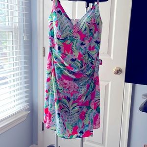 Lilly Pulitzer faux wrap dress